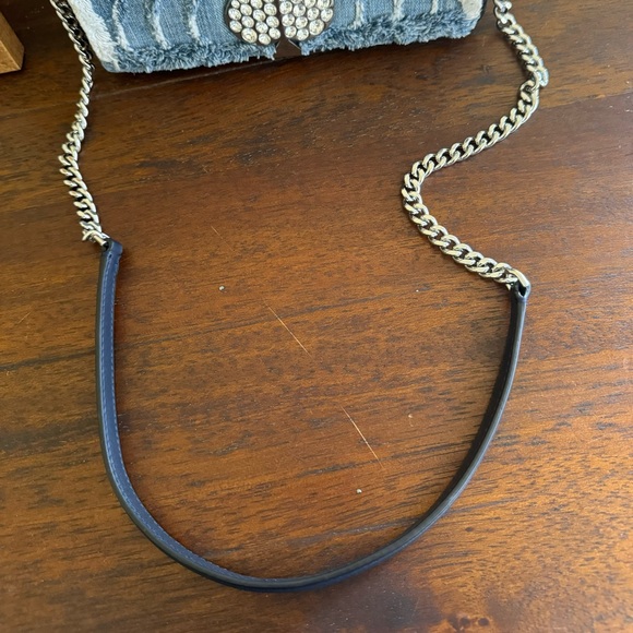 Kate Spade Amelia Denim Jewel Convertible Crossbody Bag NWOT - Picture 11 of 16